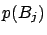 $p(B_j)$