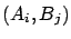 $(A_i, B_j)$