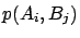 $p(A_i, B_j)$
