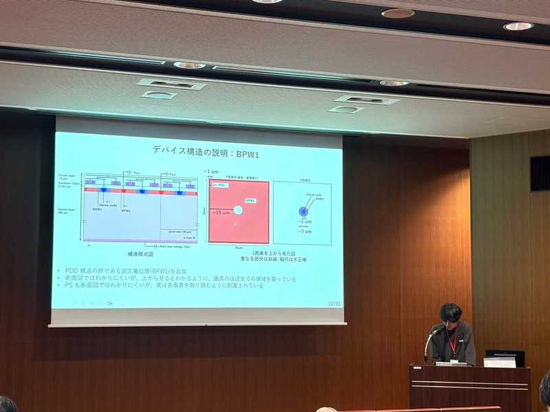 発表をしているM1の吉田さん