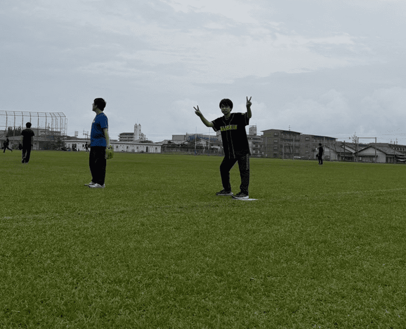 ムードメーカーの岳本君