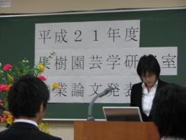 卒業論文発表会
