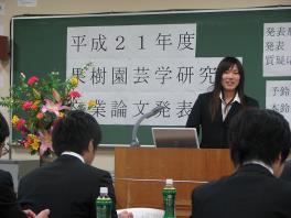 卒業論文発表会